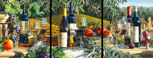 Estate of Bliss TRIPTYCH by Eric Christensen